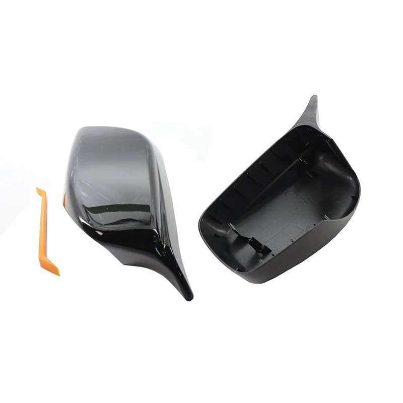 Rearview Mirror Cover Cap Carbon Fiber / Black for BMW 5 Series E60 E61 E63 E64 2004-2008 520i 525i 528i 528xi 530i