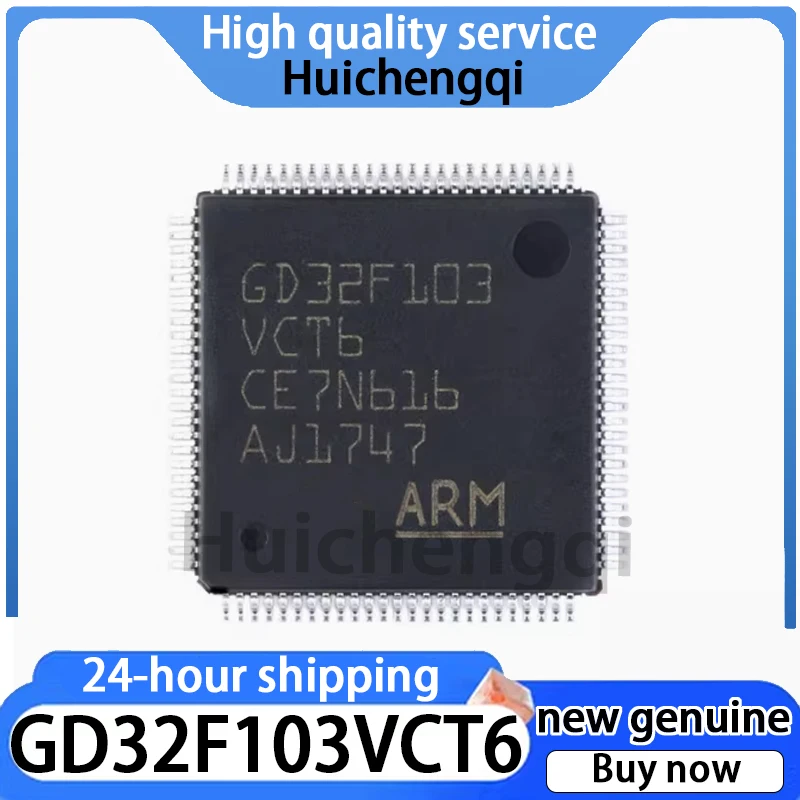 10PCS Original Genuine GD32F103VCT6 Patch LQFP-100 32-bit Microcontroller Chip