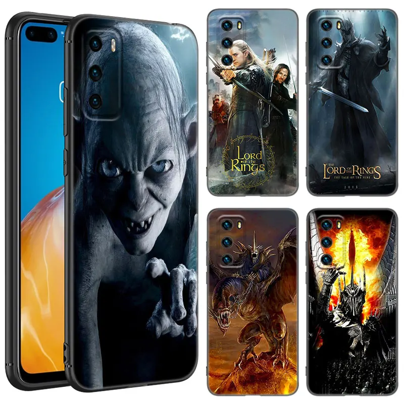 The L-Lord Of The R-Rings Black Phone Case For Huawei P10 P20 P30 P40 Lite P50 P60 Art P50E P Smart Z 2018 2020 2021 Pro 2019