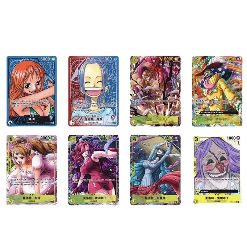 ONE PIECE OPCG OP05 Doflamingo Sir Crocodile Anime Game Peripheral Collection Card Christmas Present Toys DIY Homemade