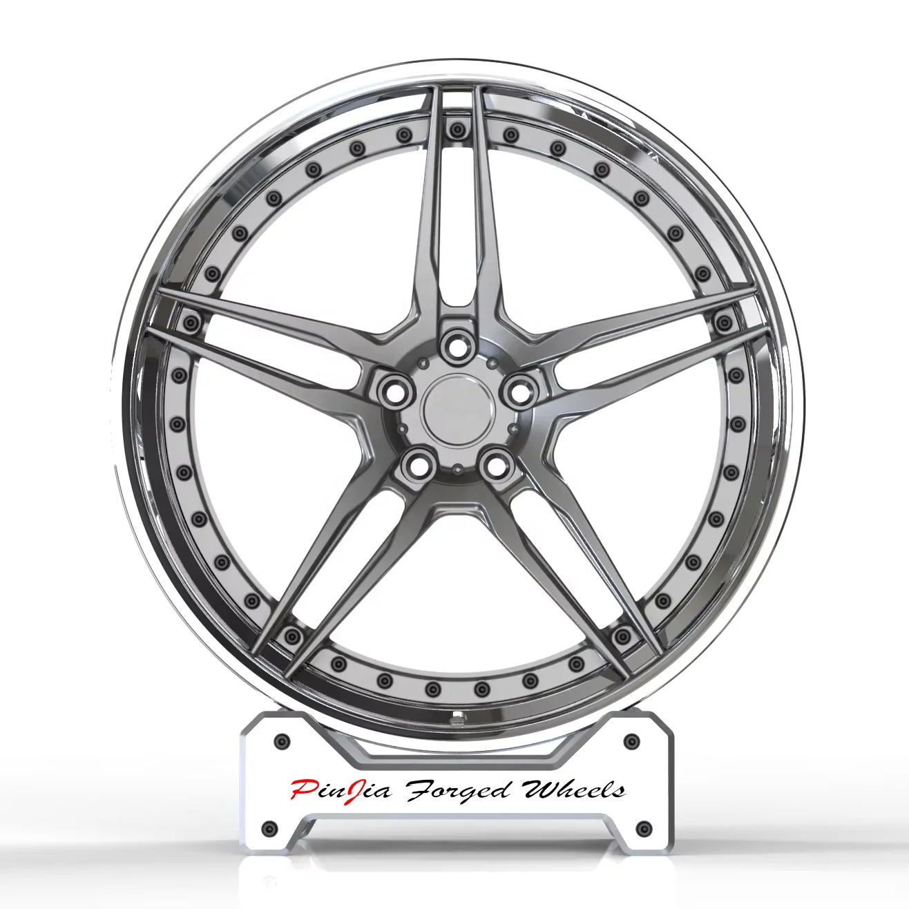 

Minimalist Design Single-Spoke Wheel Hub 5X120 114.3 17 18 19 20 Inches for Special Orders or Concept Cars