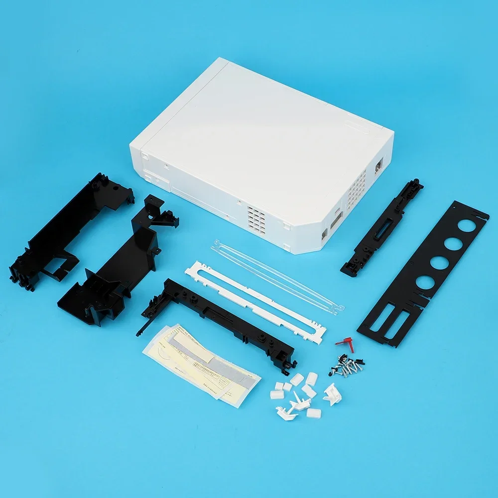 NEW Full Set For Wii Full Case Cover Housing Shell With Buttons Transparent Black Color Housing Shell Case For Wii Gaming Consol