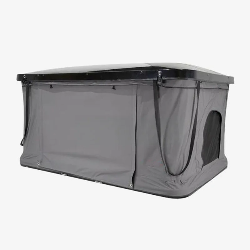 High Quality Portable Folding Aluminum Hard Shell Roof Top Tent, Waterproof Sun Protection Camper Tent for SUV Off-Road Travel C