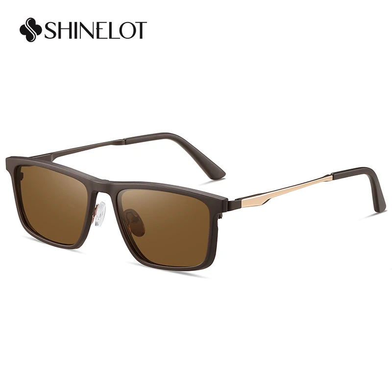 91750 كليب على النظارات الشمسية الاستقطاب البصري المغناطيسي نظارات شمسية UV400 الذكور ظلال السياحة في الهواء الطلق معدات صيد الأسماك