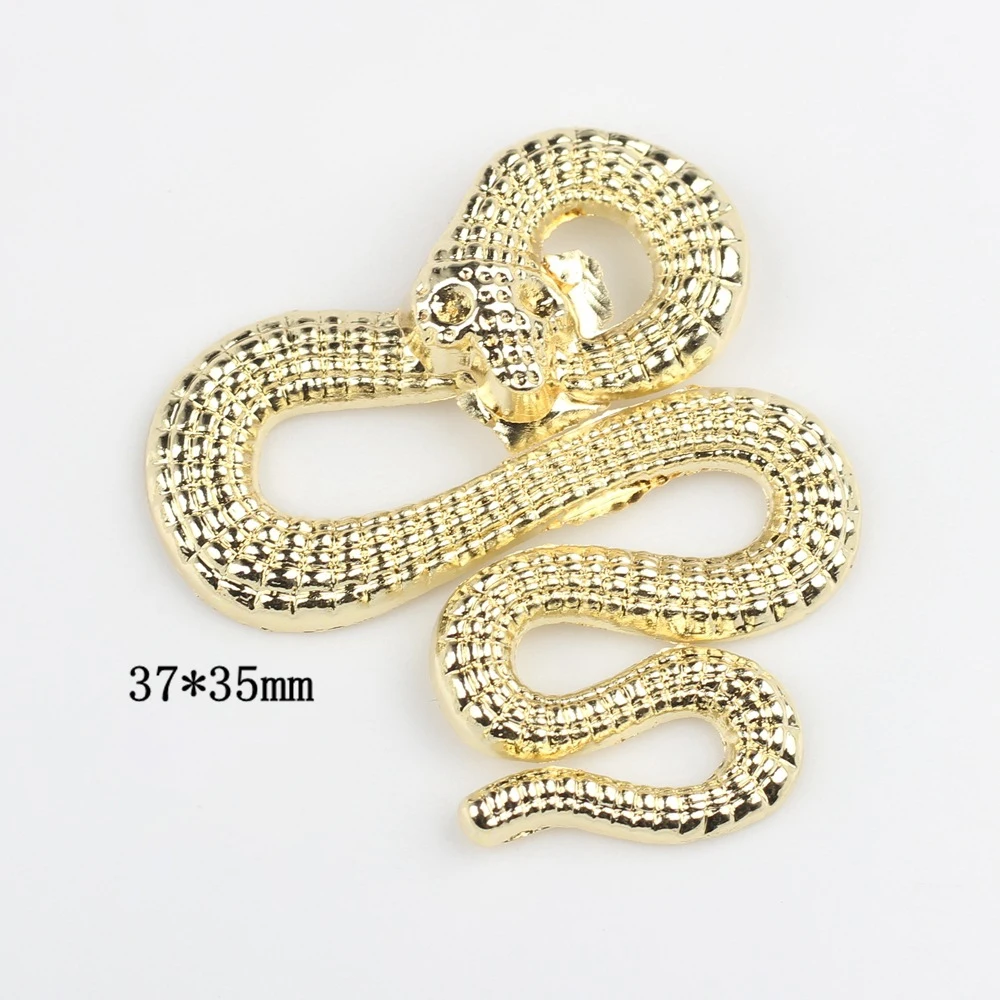 6/10pcs Fashion Cute Snake Shape Pendant Earring Necklace Bracelet Jewelry Making Accessories Handmade DIY Ornament Craft Gifts