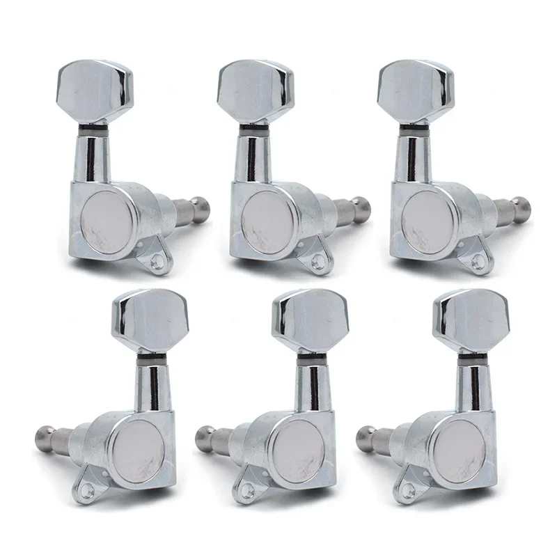 

6R 6L 3R3L Guitar Tuning Pegs Tuners Machine Heads for Acoustic Electric Guitar Black/Gold/Chrome