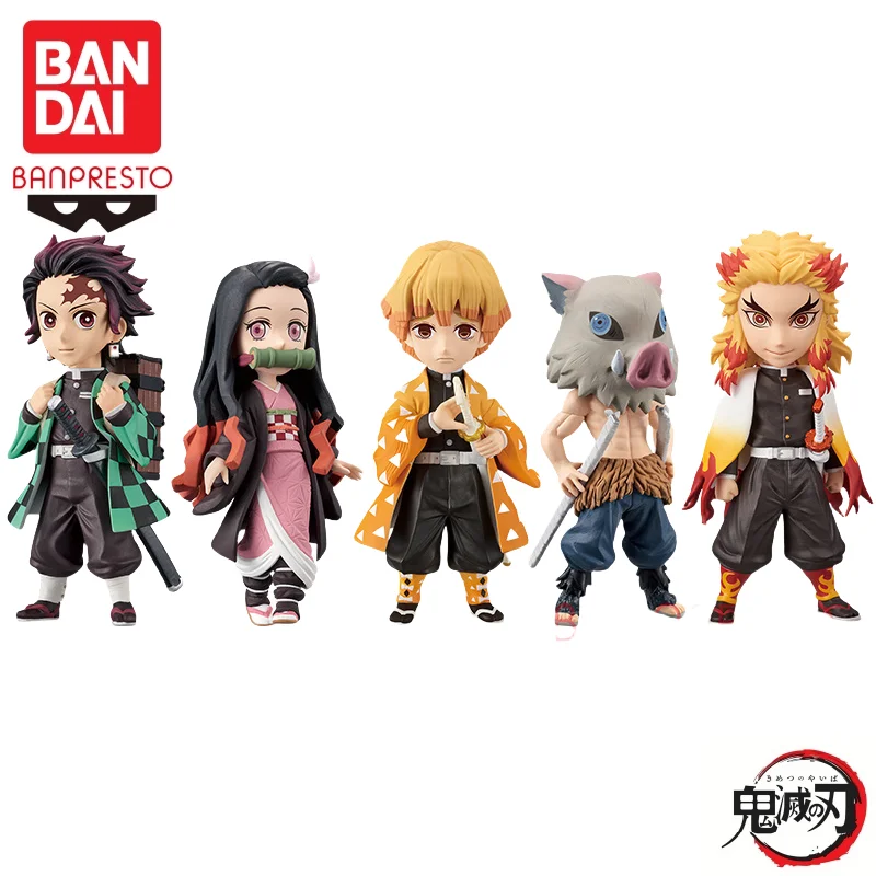 

В наличии Bandai Banpresto Original Demon Slayer Wcf Tanjirou Nezuko Zenitsu Inosuke Kyoujuro Doll Совершенно новая фигурка в штучной упаковке