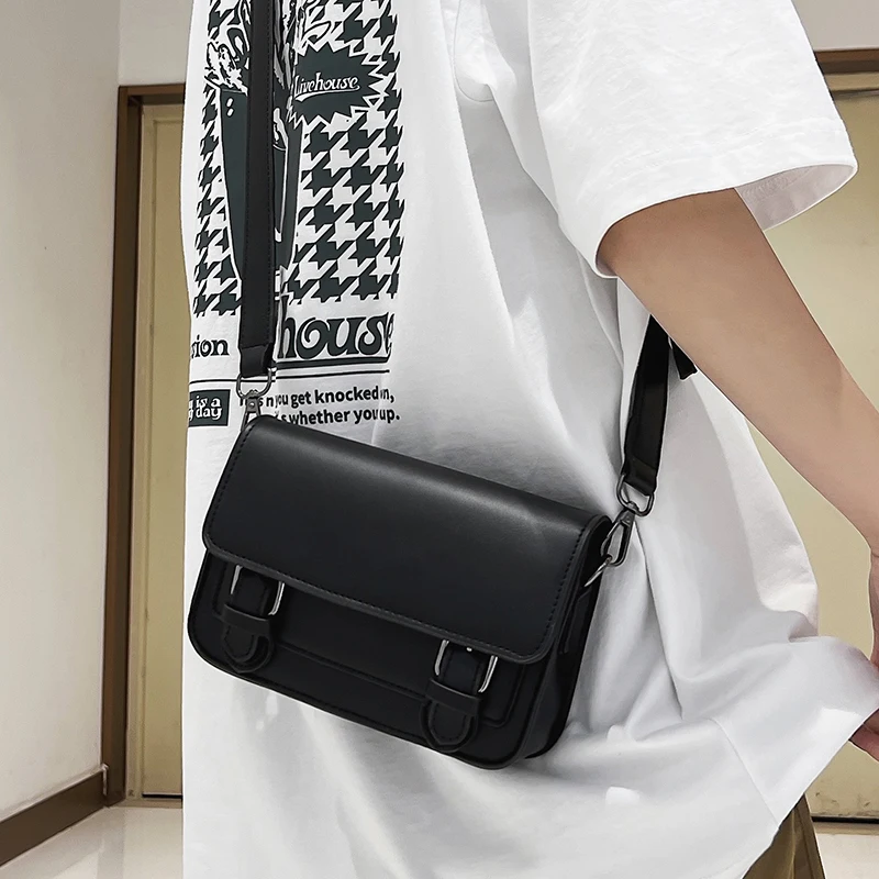 

Niche Design Advanced Messenger Bag 2023 New Fashion Brand Single Shoulder Messenger Bag Men's Small Square Bag