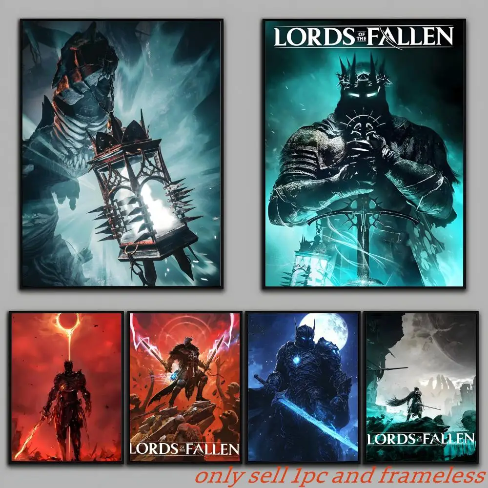 Role playing Games L-Lords of the Fallen Poster Poster Painting Prints Wall Art Picture Film Room Home Bar Cafe Decor Mural