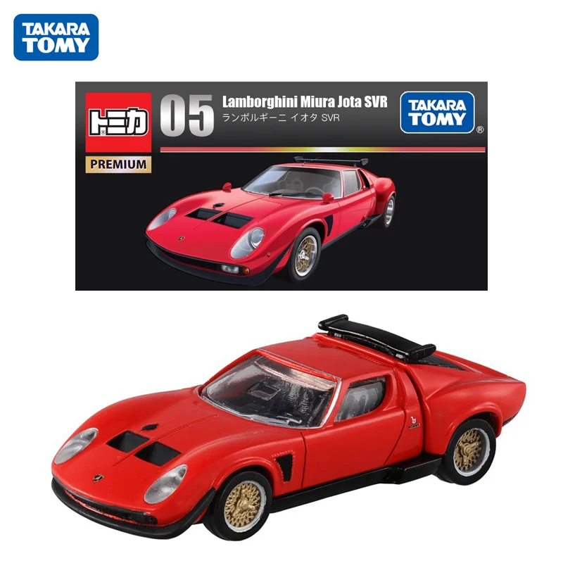 TAKARA TOMY Tomica Premium TP05 1/64 Lamborghini Miura Jota SVR Alloy Toys Motor Vehicle Diecast Metal Model Gifts for Children