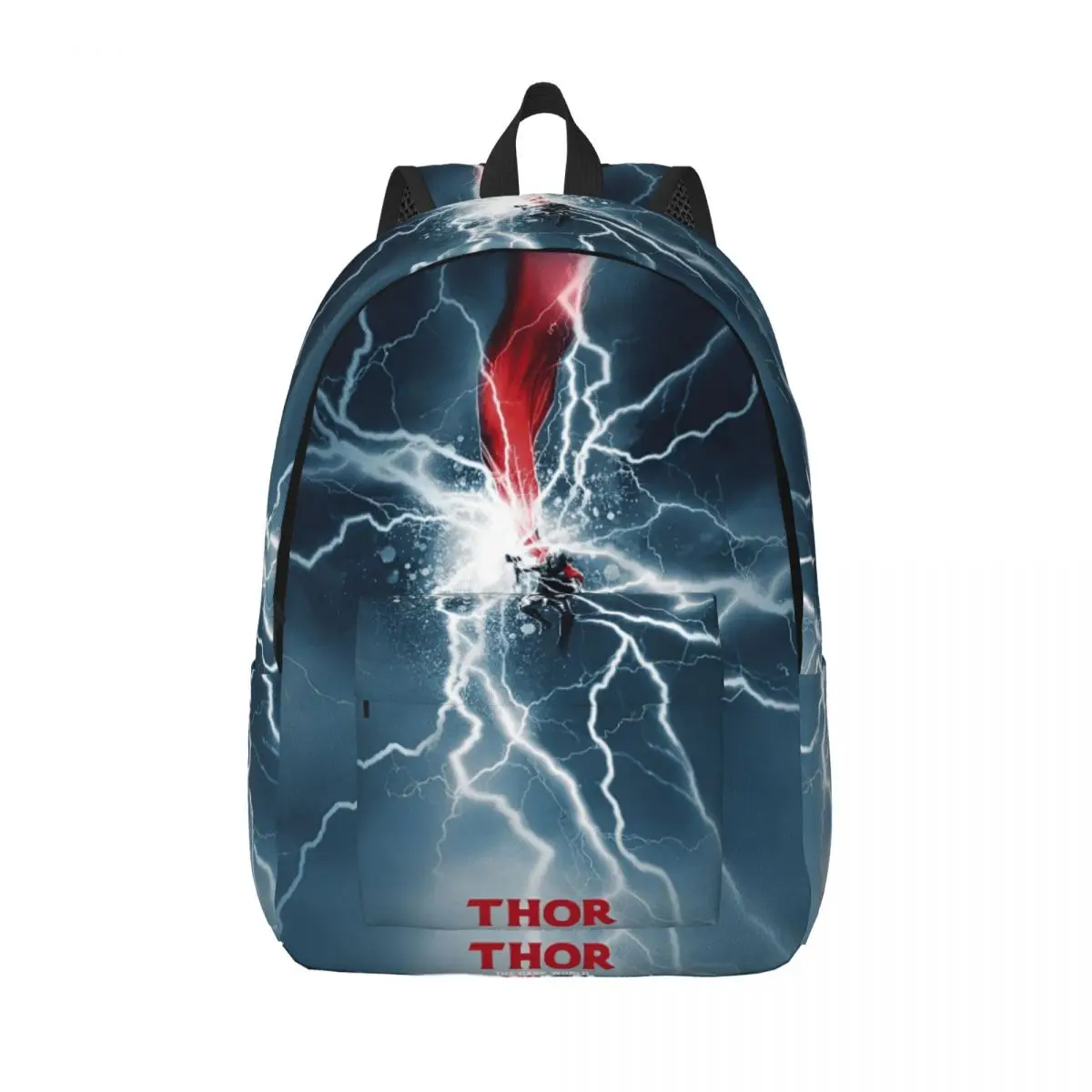 

Nordic Mythology Thor Hammer Teenage Backpack Lightweight Student Work Thunder Warrior Daypack for Men Women Laptop Canvas Bags