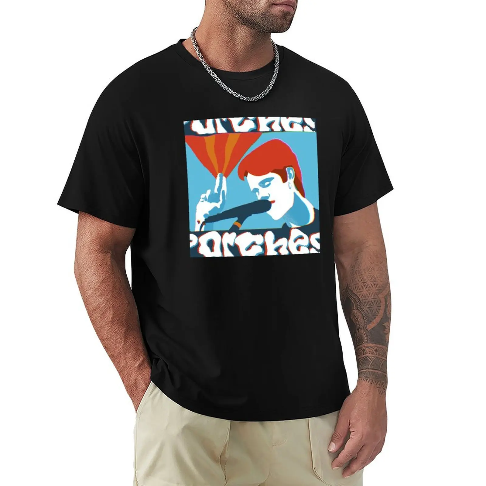 

Porches Poster (original color version) T-Shirt oversized man t shirt anime shirt mens vintage t shirts