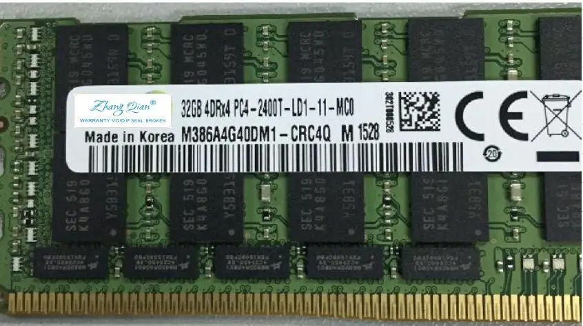 For  32G 4DRX4 PC4-2400T-LD1-11-DC3 DDR4 M386A4G40DM1-CRC/5Q