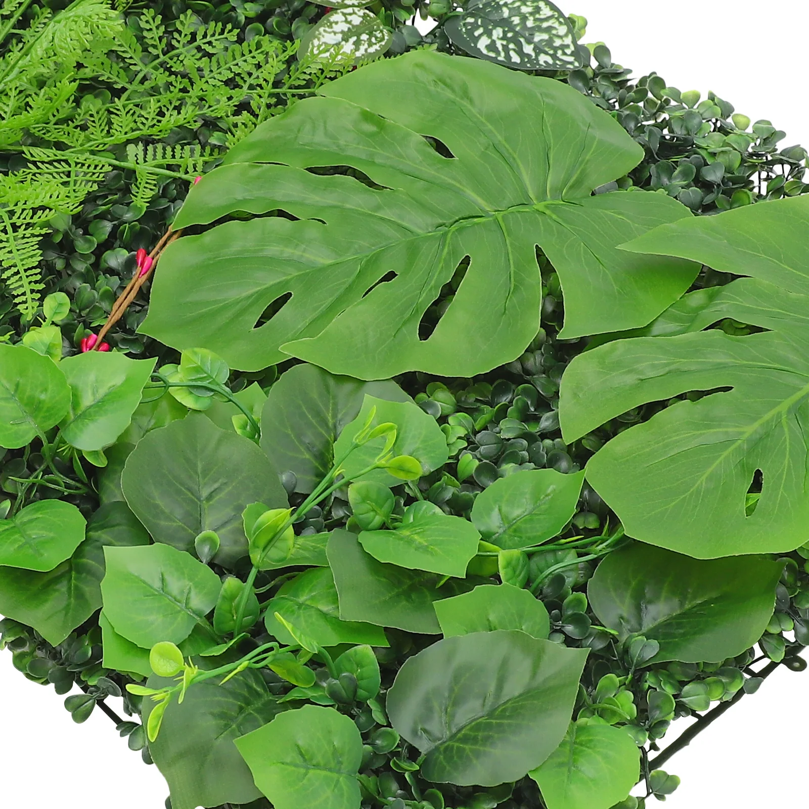 

Artificial Plant Wall Decoration Greenery Panel Plastic Grass Plants Outdoor Indoor Wedding Mall Hotel Background Wall Decor