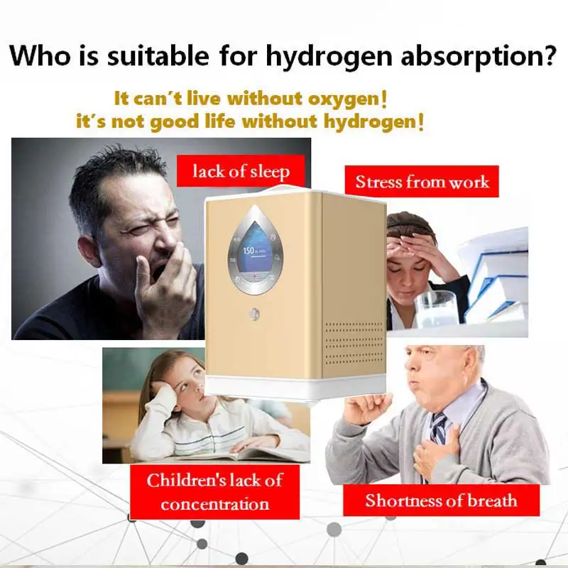 Easy to Operate Small Size Molecular Hydrogen Inhalation Device Home Use Portable Hydrogen Inhalation Machine