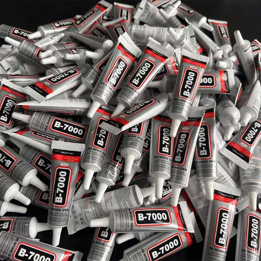 B7000 Glue, Glue for Mobile Phone Screens, Suitable for Jewelry, House Building Models, Dried Flowers, Wooden Frames, Fabrics, Cardboard, Wool Materials, Anti-Clogging Design, 110ml