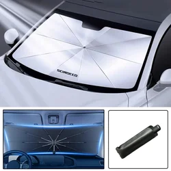 For VW Scirocco GTI R Car windshield Sunshade Umbrella Protector Parasol Foldable Car Sun shield Accessories Shading