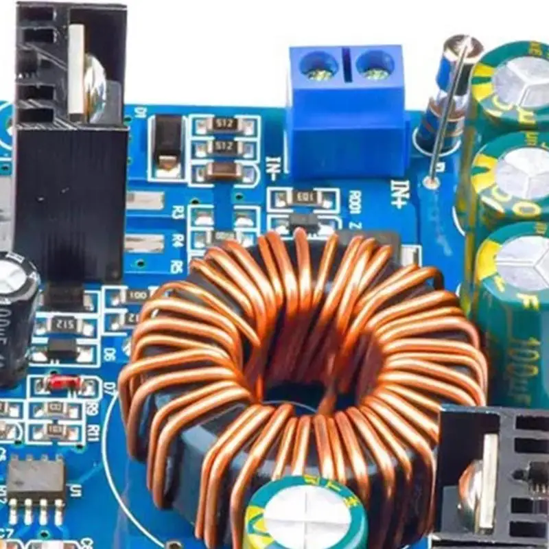 Módulo fonte alimentação terminais não soldáveis ​​652F 12V 90V a 9V 4A Proteções contra curto-circuito saída