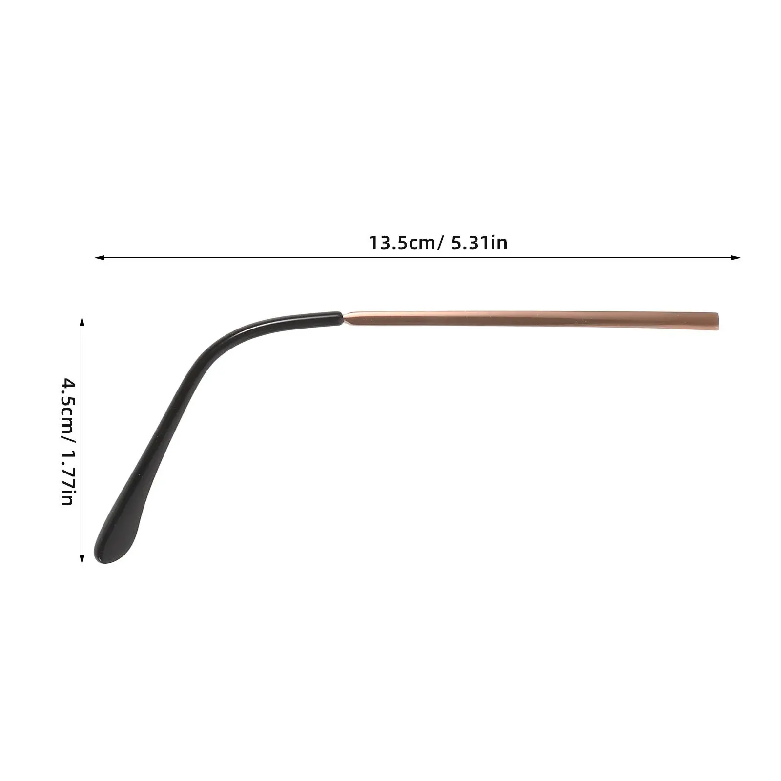 1Pair Glasses Legs High Strength Wear Resistant Universal Glasses Arm Replacement Eyeglasses Repair Supplies Sunglasses Temples