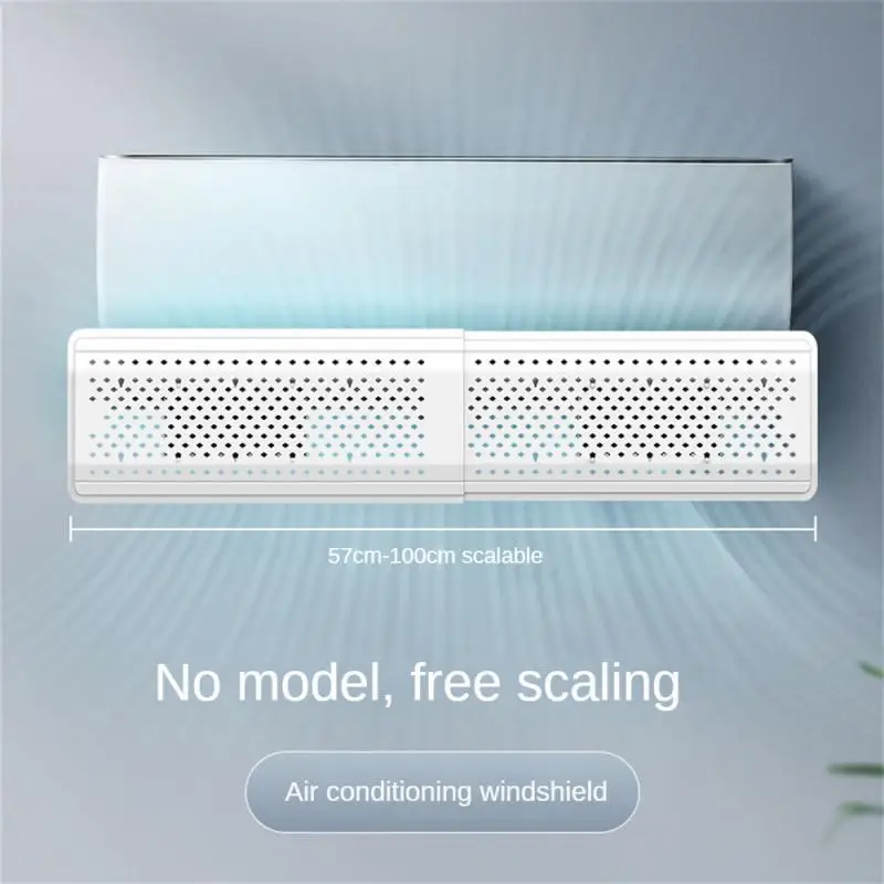 Air Conditioning Deflector No Punching Anti-direct Blowing Anti-condensate Water Universal Home Office Tools Air Outlet Baffle