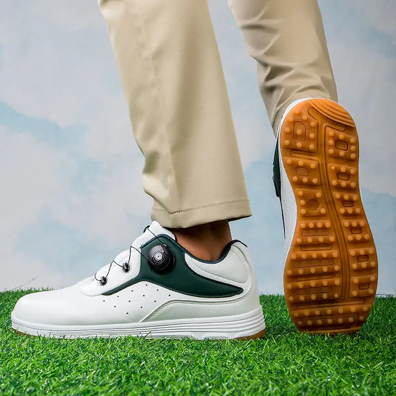 Sepatu Golf, sepatu Golf pecinta olahraga luar ruangan sepatu kasual ukuran besar