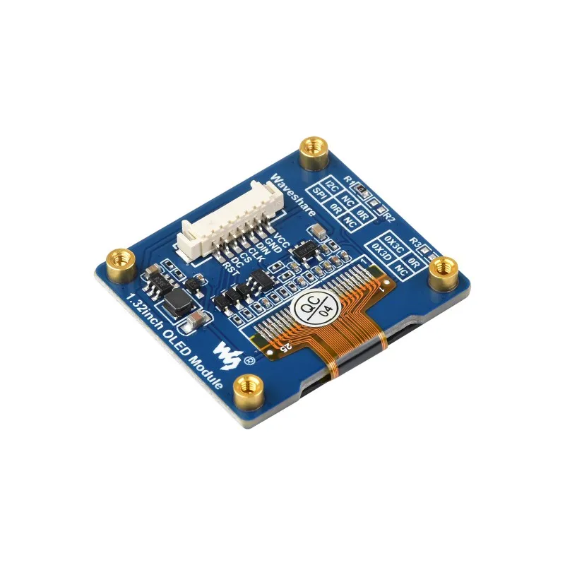 modulo-de-display-oled-de-132-polegadas-resolucao-128×96-16-niveis-de-cinza-comunicacao-spi-i2c
