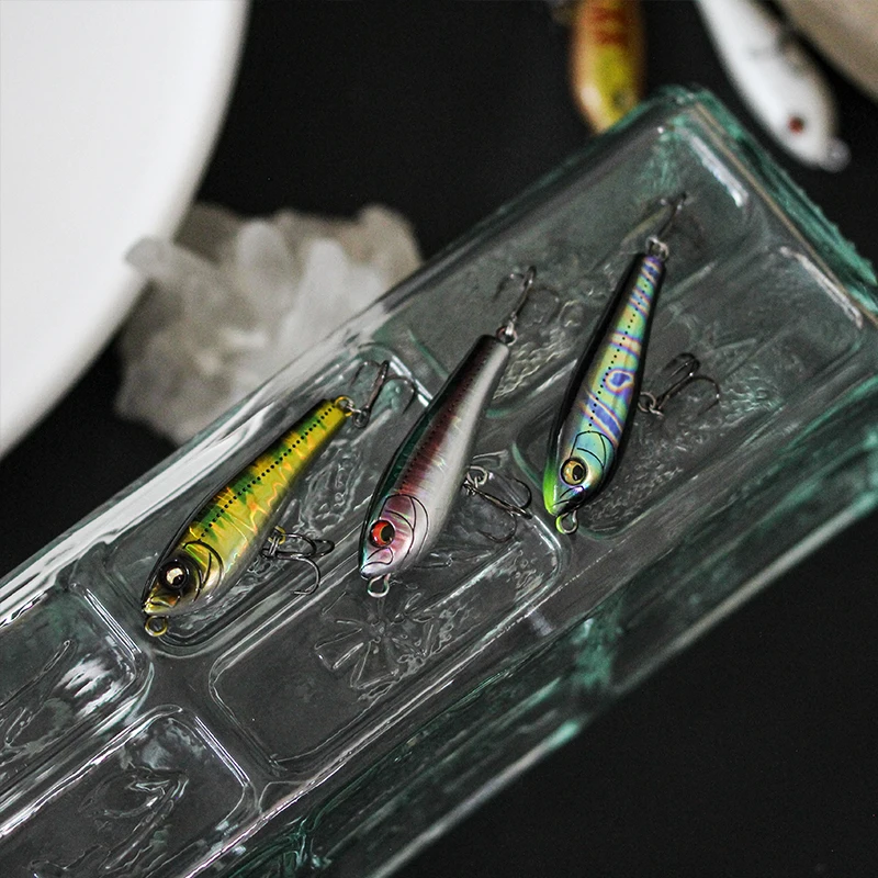 1Pcs Schwimm Mini Bleistift 45mm 2g Topwater Angeln Locken Wobbler Künstliche Kunststoff Harten Köder Für Barsch Hecht forelle Bass Tackle – Detail 16