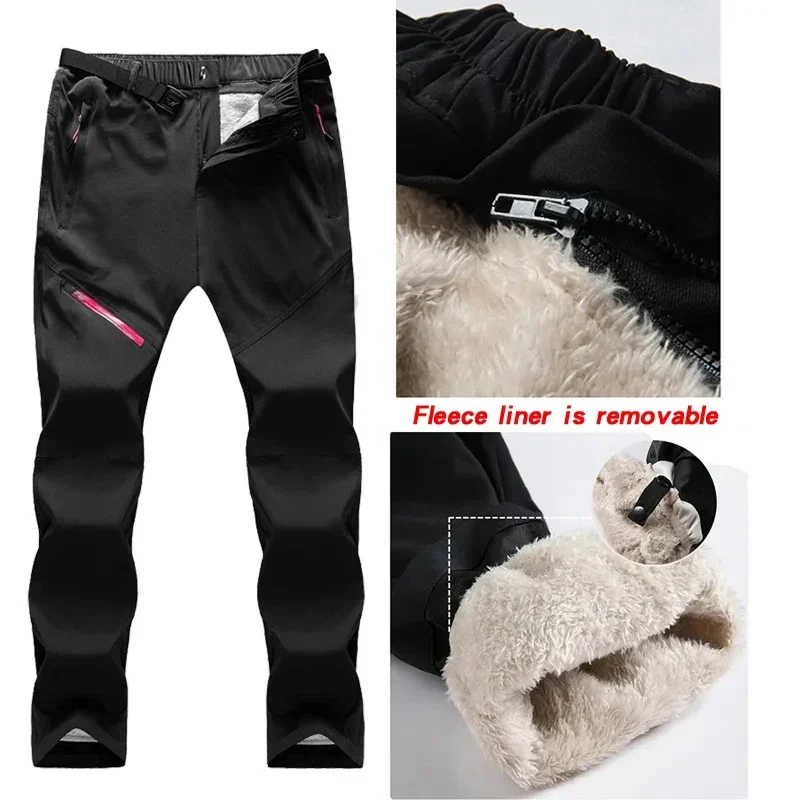 Tuta da sci invernale per donna Giacca da sci in pile impermeabile Pantaloni Tute da snowboard da neve da donna Sport femminili Set da sci caldo e traspirante