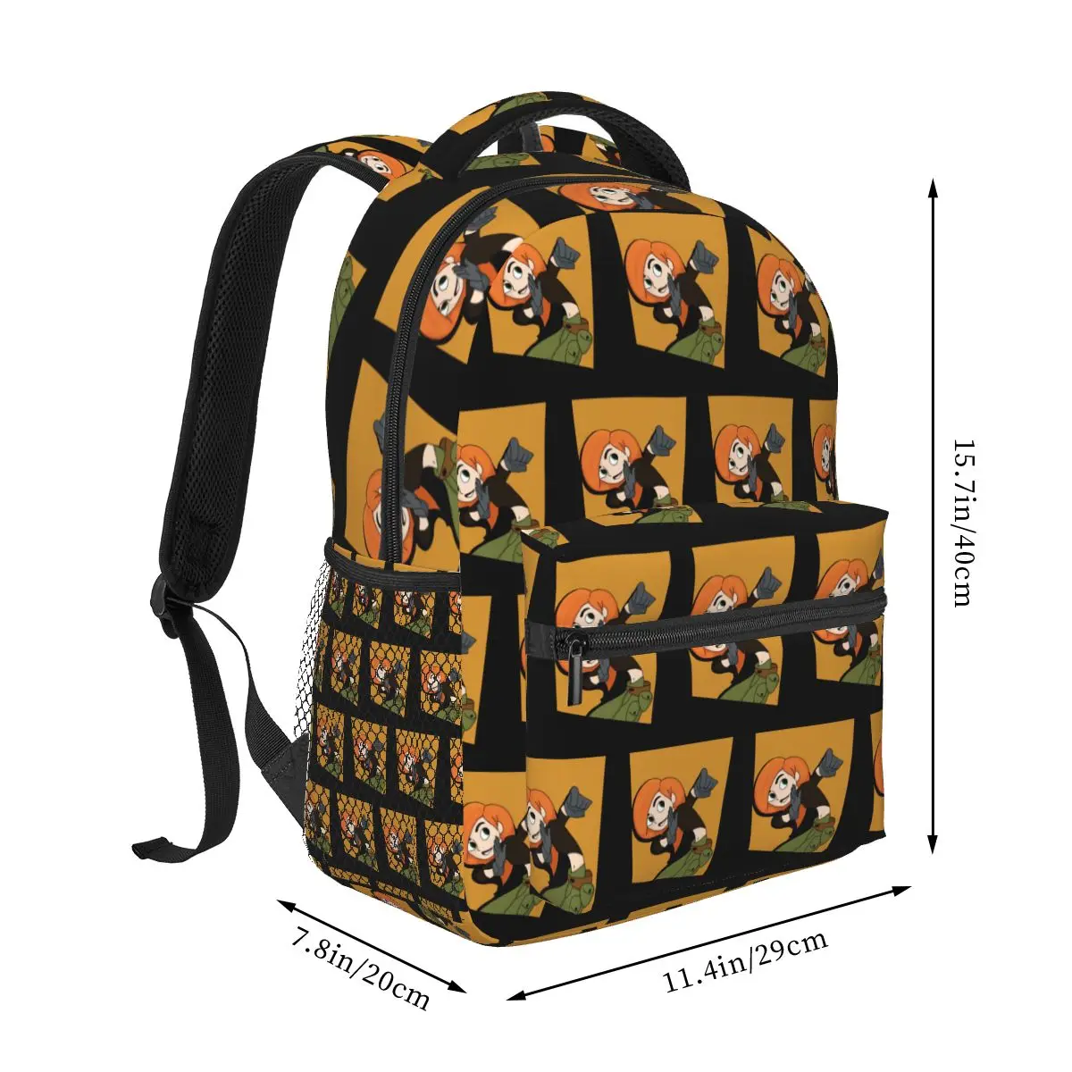 Kim Comic Panel Style Mochilas para meninos e meninas, mochilas escolares infantis, mochila infantil, bolsa de ombro, bolsa de grande capacidade