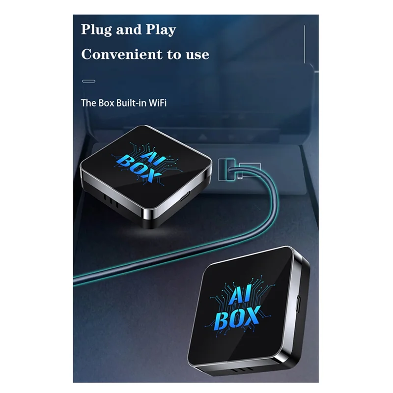 Carplay di classe AI Box Android 13 5Ghz Wifi Bluetooth Android Auto Adattatore Carplay wireless