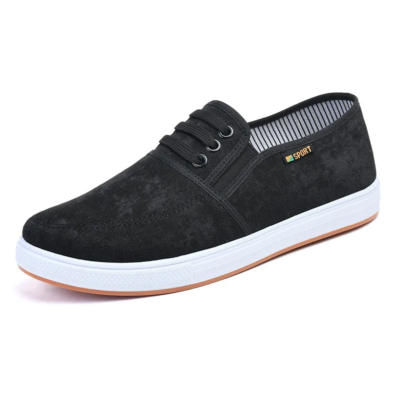 

Men's Canvas Shoes Spring New Soft-soled, Soft-top and Soft Shoes Anti-slip, Wear-resistant, Fashionable and Elegant Board Shoes