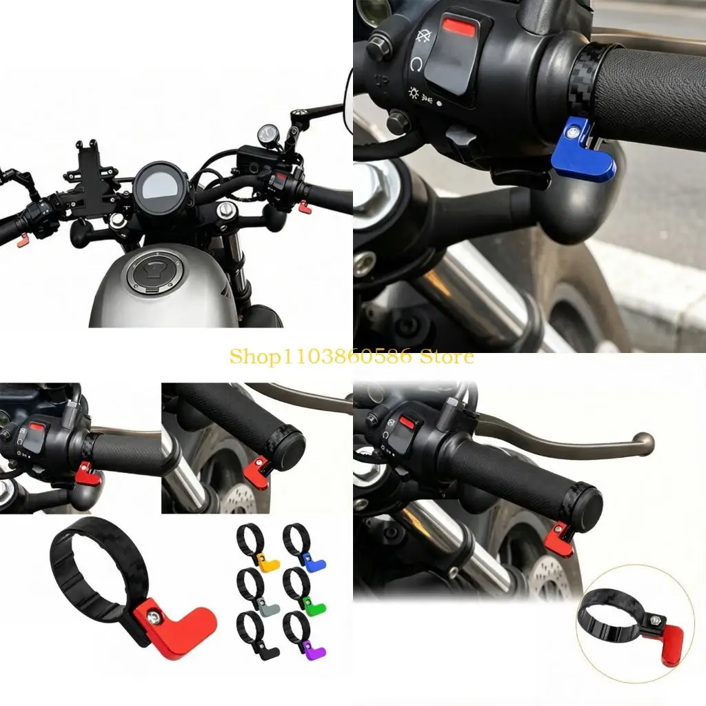 242A Motorcycle Throttle Stabilizers Reduces Hand Strain Quick Mount Throttle Assist Cruise Control Grip For Bikes