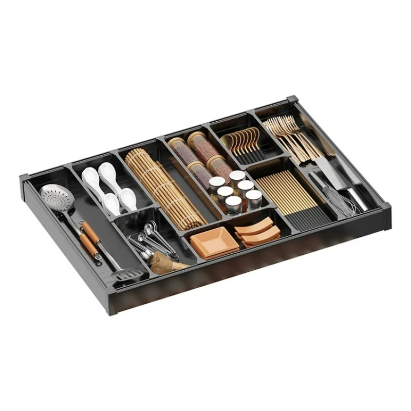 

LMM tool pull basket kitchen cabinet dishwasher top thin drawer built-in storage