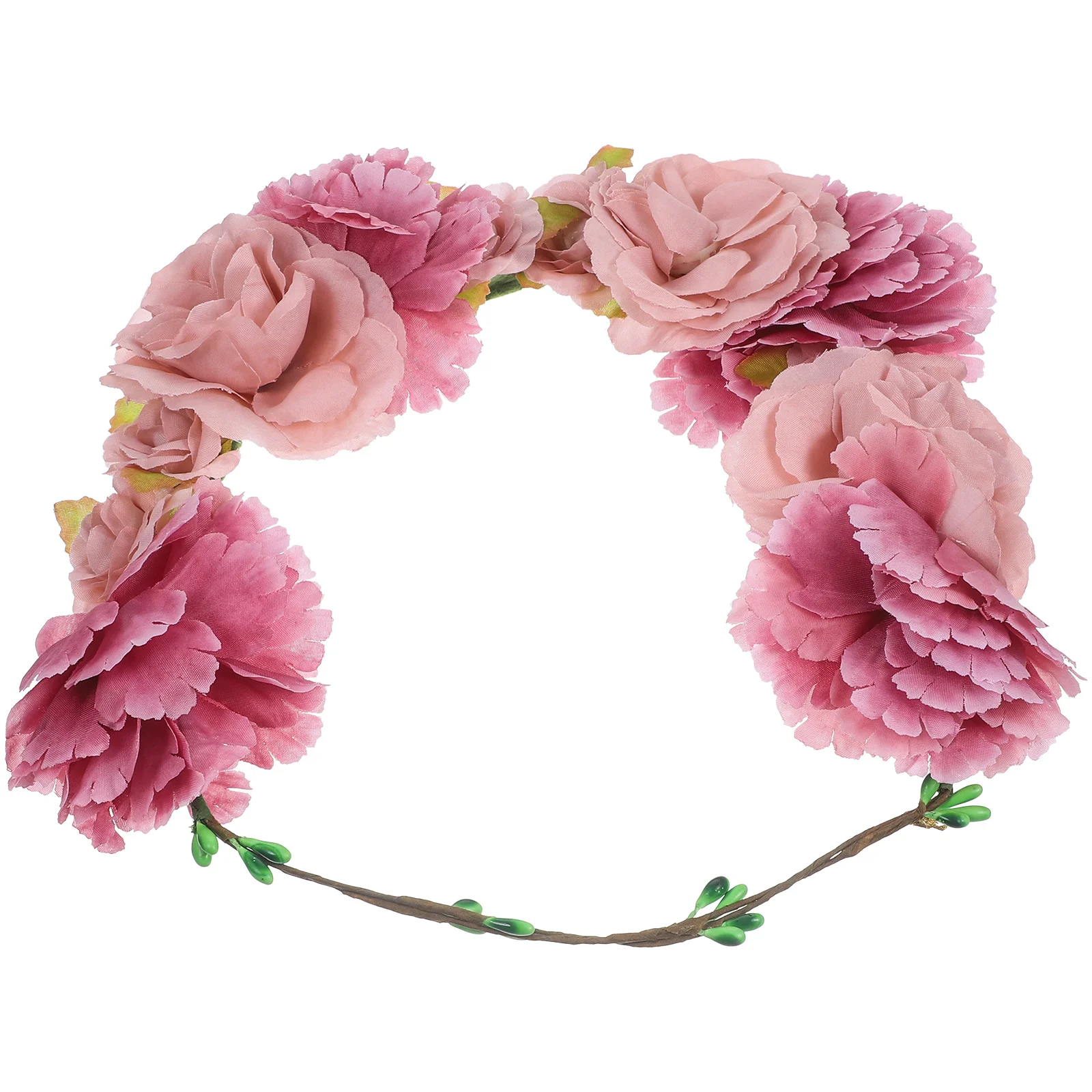 

Tiara Floral Garland Crown Hair Accessories Mori Flower Wreath Headband Bridesmaid