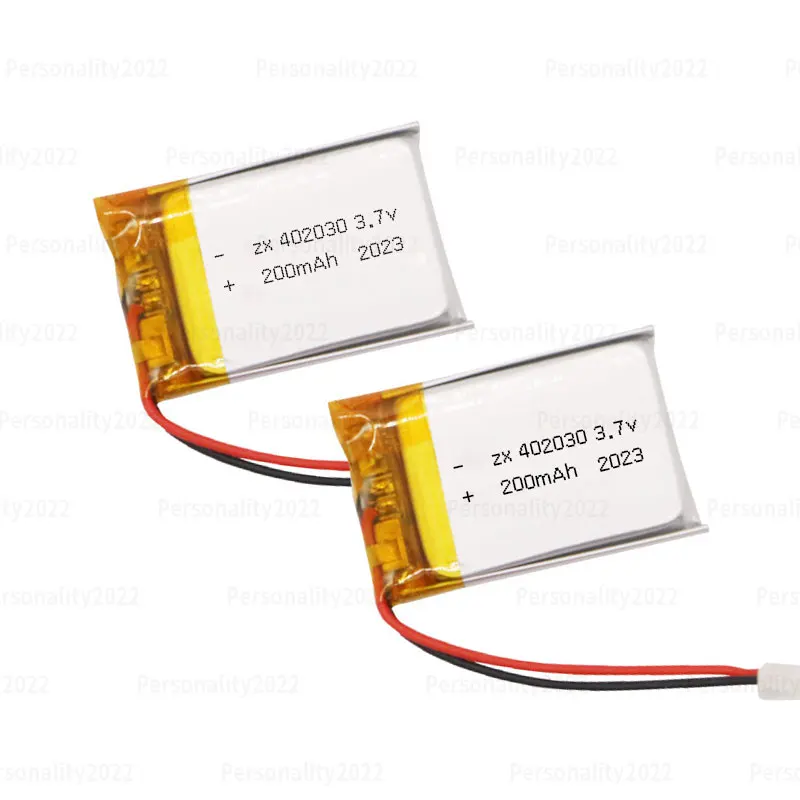 1-10 шт., литий-полимерные ионные аккумуляторы 402030, 200 мАч, 3,7 в