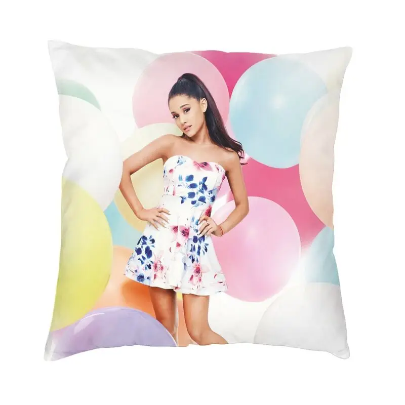 Ariana Grande Rock Roll Cushion Cover 3D Print American Singer Square Floor Pillow Case For Sofa Custom Pillowcase Home Decor