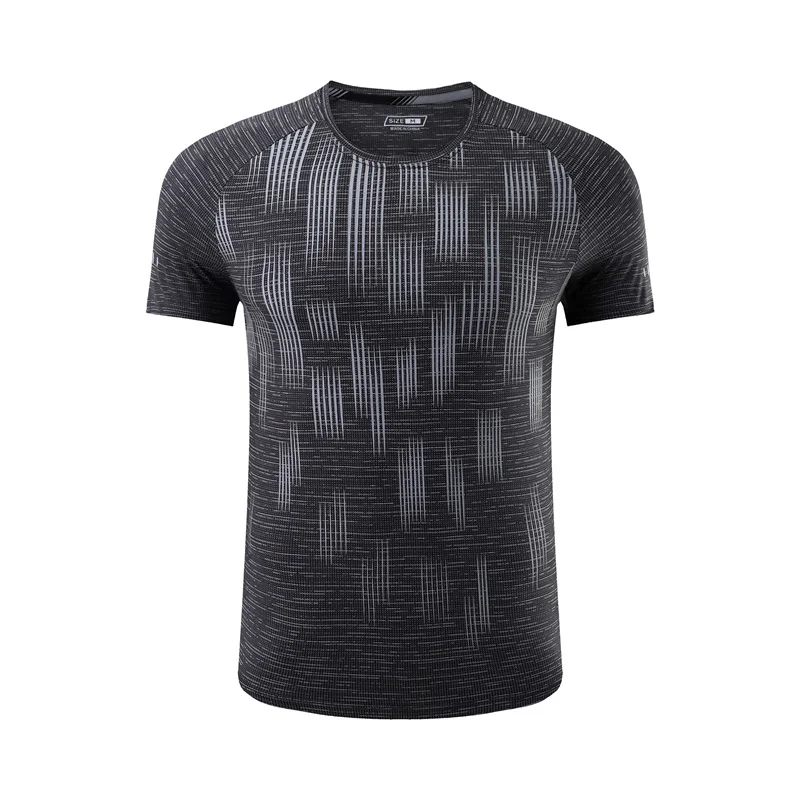 

New Simple Solid Color Print Men's T-shirt Outdoor Running Fitness Sports Tee Man Summer Breathable Gym Fitness Short Sleeve Top