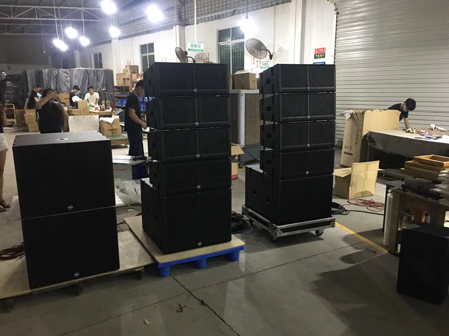 Pro audio line array system Dual 8 pollici power line array LA-208DSP