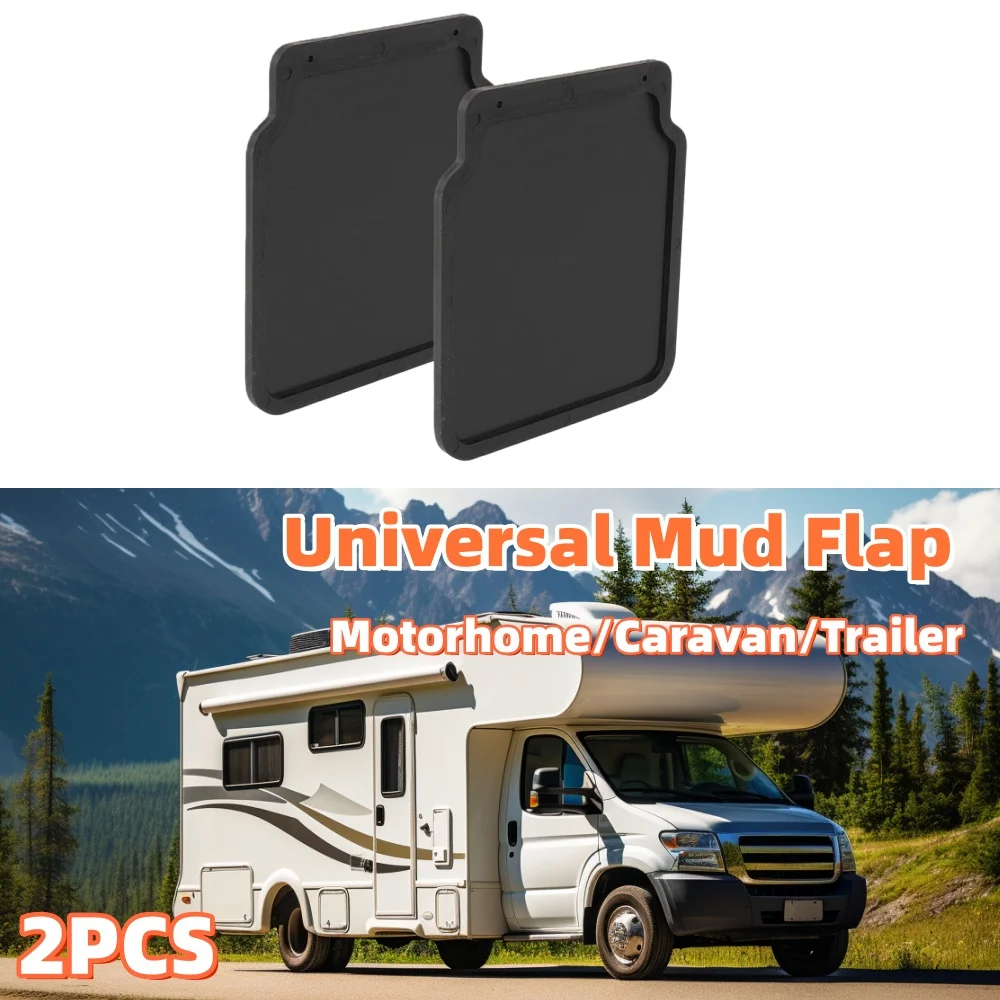 

2Pcs RV Splash Guard Replacement Universal Mud Flap 23x20cm RV Exterior Protective Accessories For Motorhome Caravan Trailer