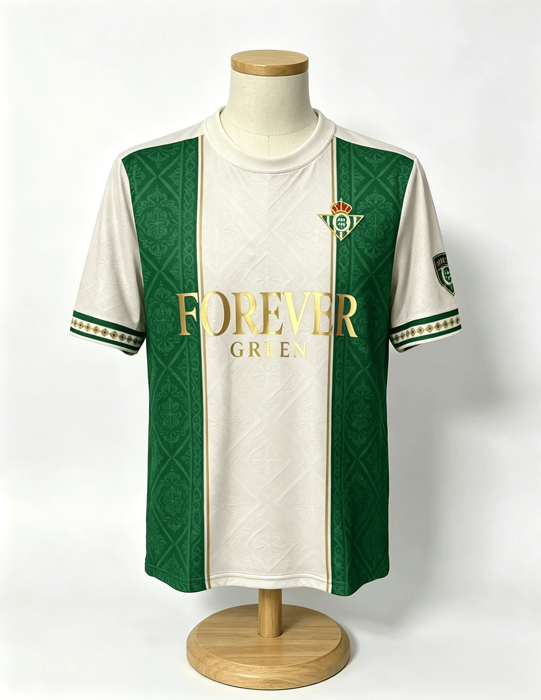2026‑27 Spanien Betis Fußballtrikot Y2K Retro Schnelltrocknend 3D-Druck Atmungsaktiv Unisex Fußballshirt Fan-Match Sportuniform S‑6XL – Detail 1