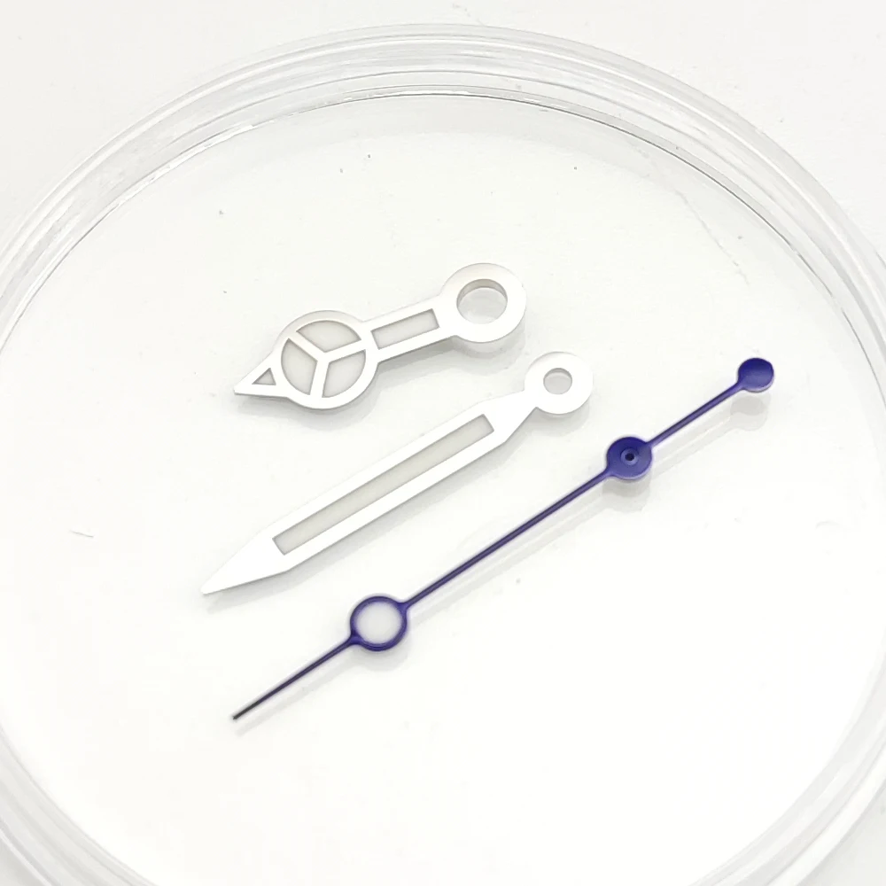 Blue Luminous Watch Hands Modified Watch Hands Accessories Replacement Parts for NH35/NH36 Mechanical Movement