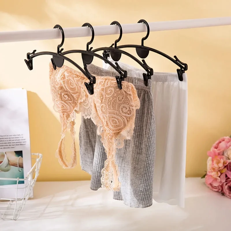 Nordic Romantic Underwear Hangers Clothing Store Multi Functional Clip Ladies Bra Man Underpant Display Rack Adult Drying Shelf