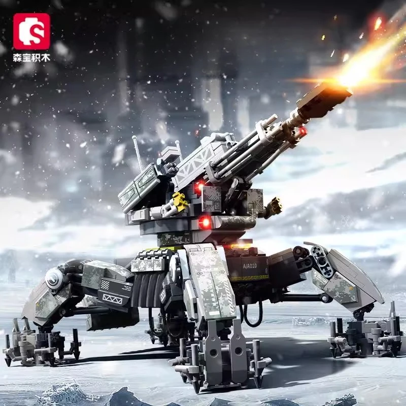 

SEMBO BLOCK The Wandering Earth The Crimson Killer Собранные игрушки Mecha Heavy Artillery Series Подвижная коллекционная модель Подарки