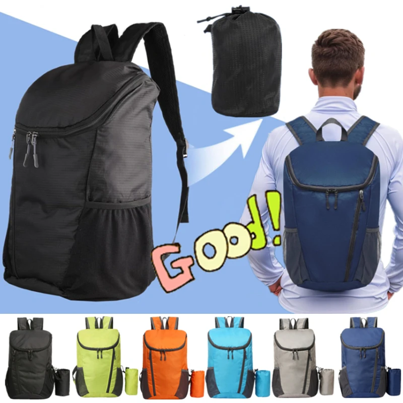 

Новый рюкзак 20 л, дневной рюкзак, портативная складная сумка для альпинизма, сверхлегкий велосипедный рюкзак, дорожный походный рюкзак, сумки