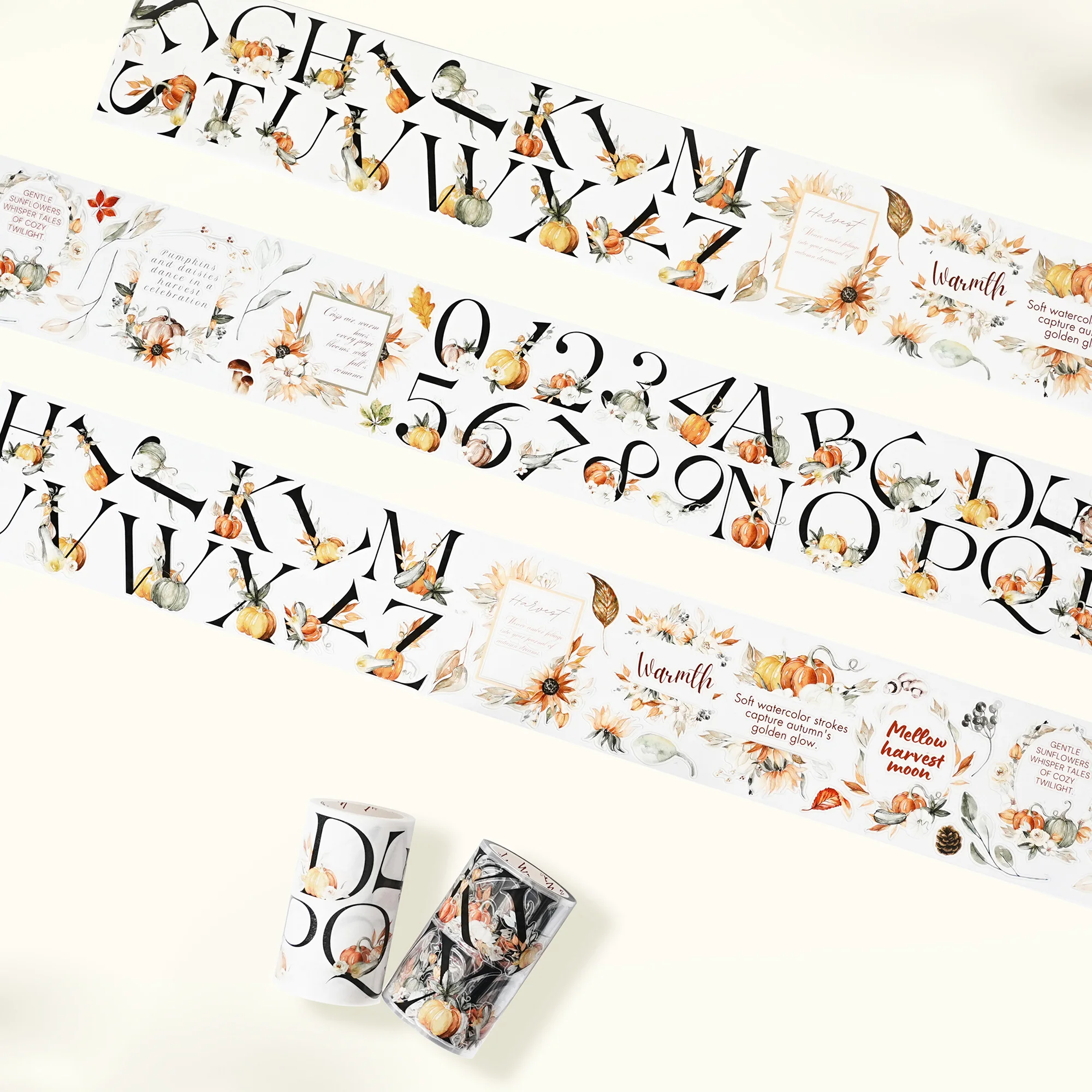WT Late Autumn Collection Journal Planner Washi Tape PET Die-Cut INS