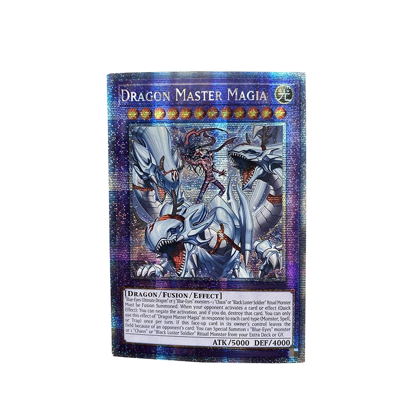 Yu-Gi-Oh! Collection DIY Proxy Cards  Dragon Magia Master Master of Dragon Magia Christmas Xmas Gifts Non-Original Collectiontoy