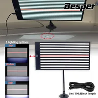 Besper-tablero de luz de reflexión USB de 196,85 pulgadas, herramienta profesional de tablero de luz de abolladuras, herramientas de reparación de reflexión de iluminación de reparación de automóviles