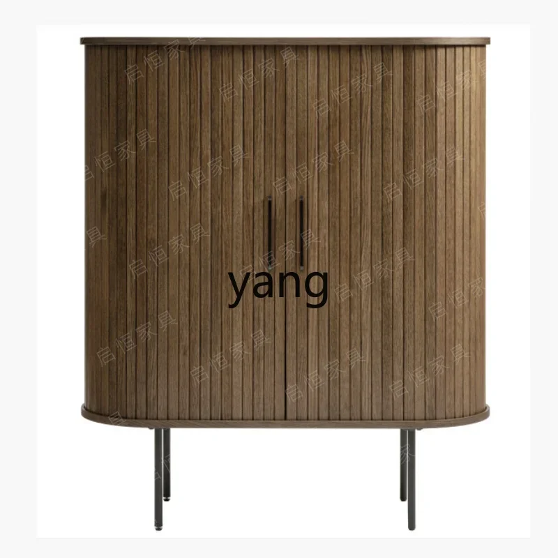yhm  solid wood dining side cabinet modern simple multi-functional high-end storage decorative