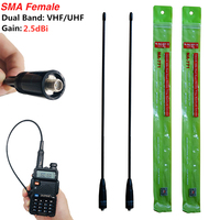 NA-771 SMA-F Antenna NAgoya Female Dual Band VHF/UHF 144/430MHz Soft Antenna NA771 for baofeng UV-5R UV-82 BF-888S Walkie Talkie