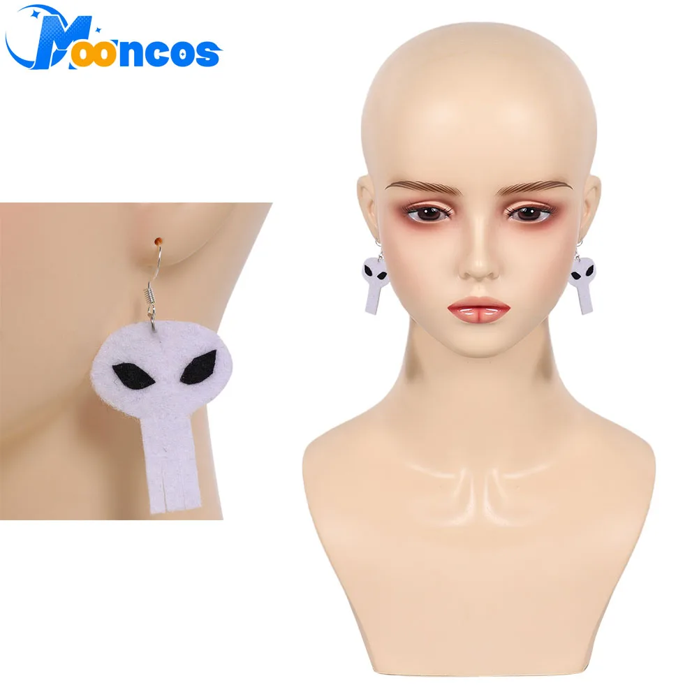 

Бархатные серьги для косплея для женщин, женские аксессуары для костюмов Helluva для косплея босса, реквизит для взрослых, подарки на Хэллоуин, карнавал и вечеринку